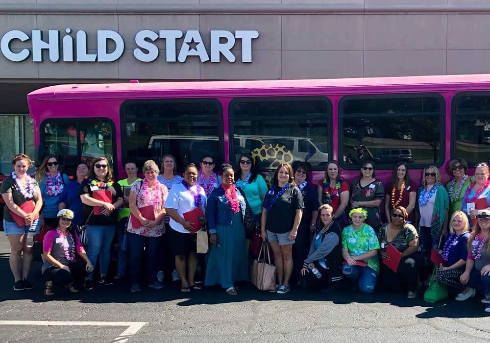 Photo of area providers and ECC staff at the 2019 Quality Cruise. 